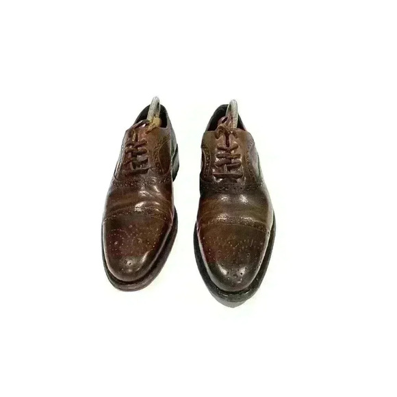 Freebird by Steven George Men's Brown Distressed Wingtip Oxford Shoes US 9 - Picture 5 of 11